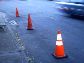 Street with Cones